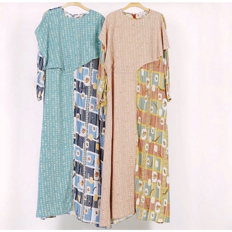 Cleo Dress Riamiranda RM Maslaha Ria Miranda Baju Lebaran New Sale Original