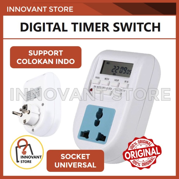 Timer Stop Kontak Timer Listrik Digital Timer Switch Saklar Otomatis