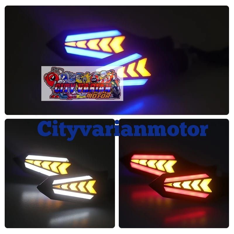 Lampu LED Sen sein running 2 sisi senja sein waterproof Vixion Vario New Ninja CB Megapro Tiger RX KING