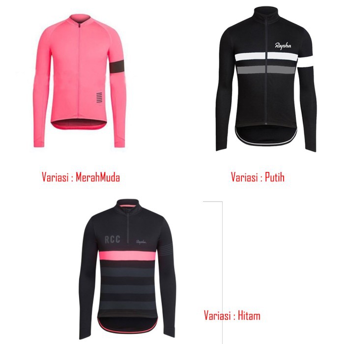 Baju Jersey Cycling Sepeda Lengan Panjang Import RAPHA Premium