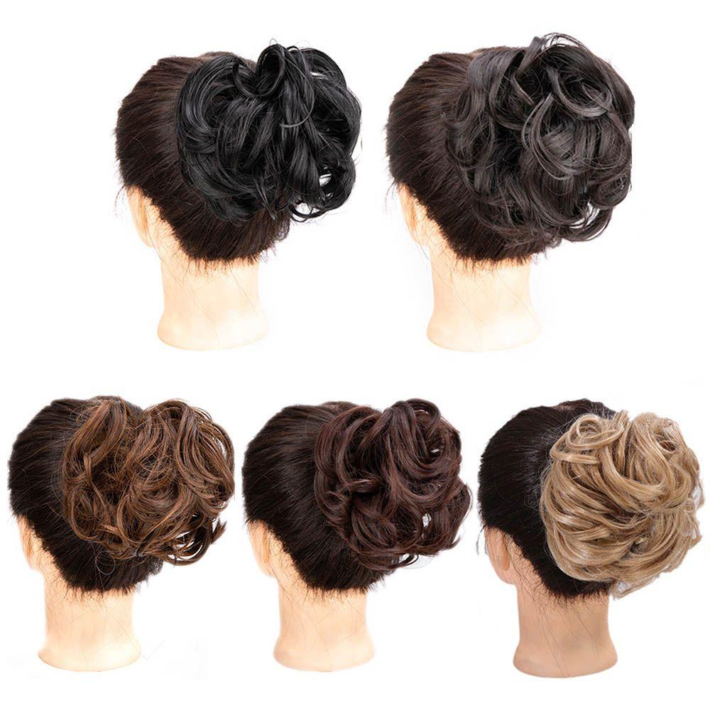 Lily Jepit Rambut Sintetis Fashion Scrunchies Claw Clip Sopak Rambut Palsu