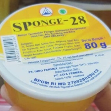 

[oddsolshop] pekanbaru/Sponge 28 Cake Emulsifier 80GR