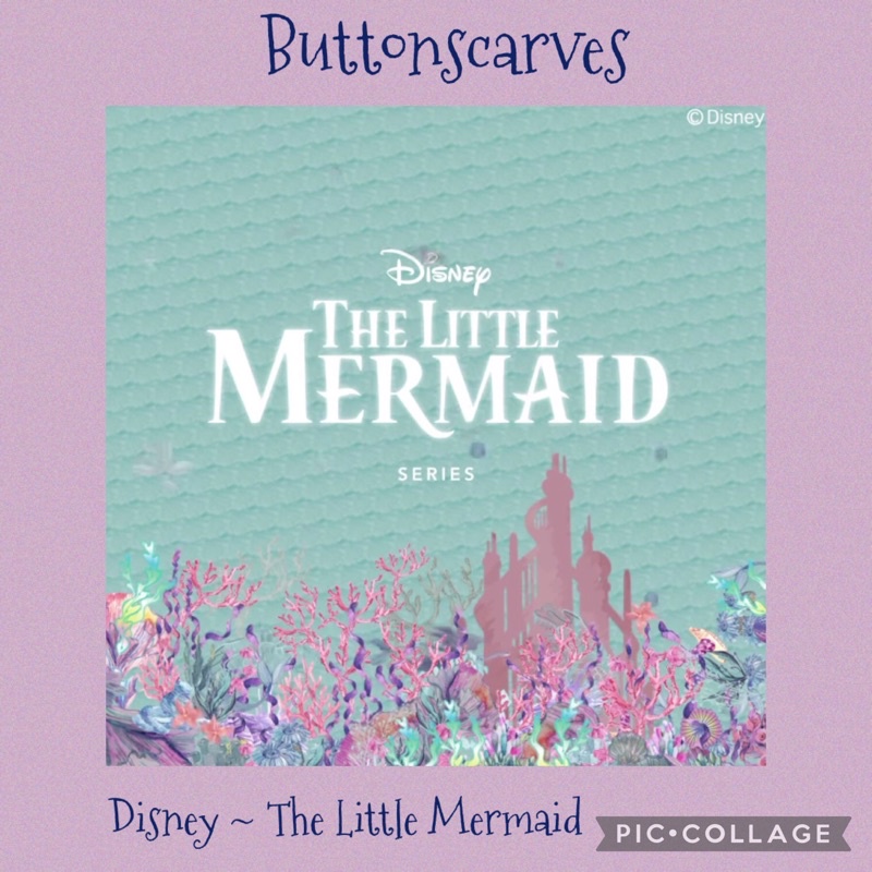 Ready ~ Buttonscarves X Disney The Little Mermaid Series