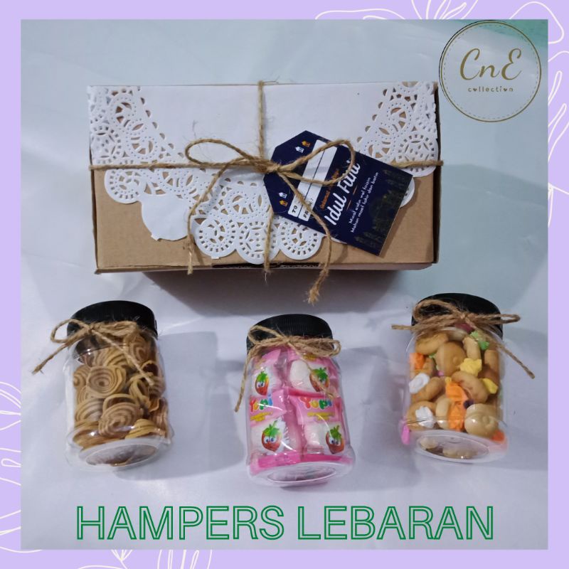 

HAMPERS LEBARAN | HAMPERS MINI SNACK PERMEN MURAH