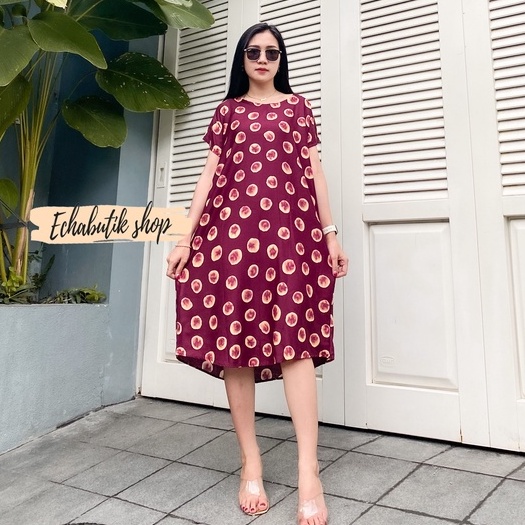 DASTER/DRES BALI-vanesa bulet marun