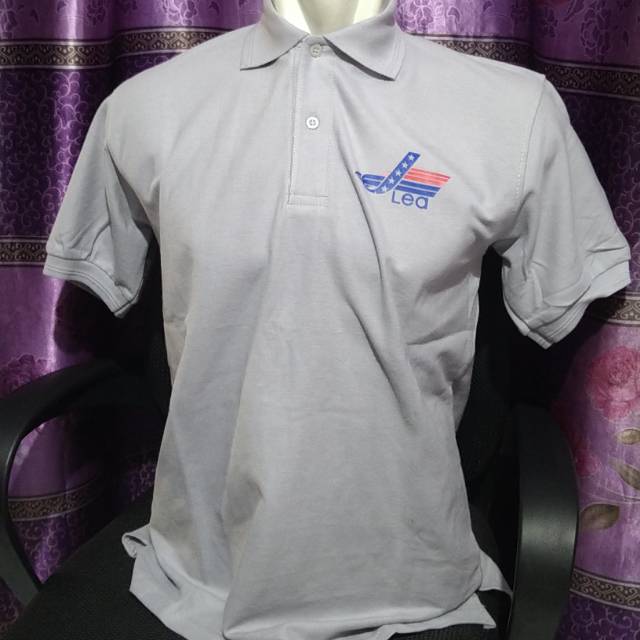Polo baju kaos kerah logo LEA new terlaris