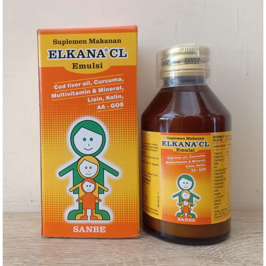 ELKANA 60 ML &amp; ELKANA CL SIRUP 120 ML DAN ELKANA SIRUP - MULTIVITAMIN ANAK SEHAT