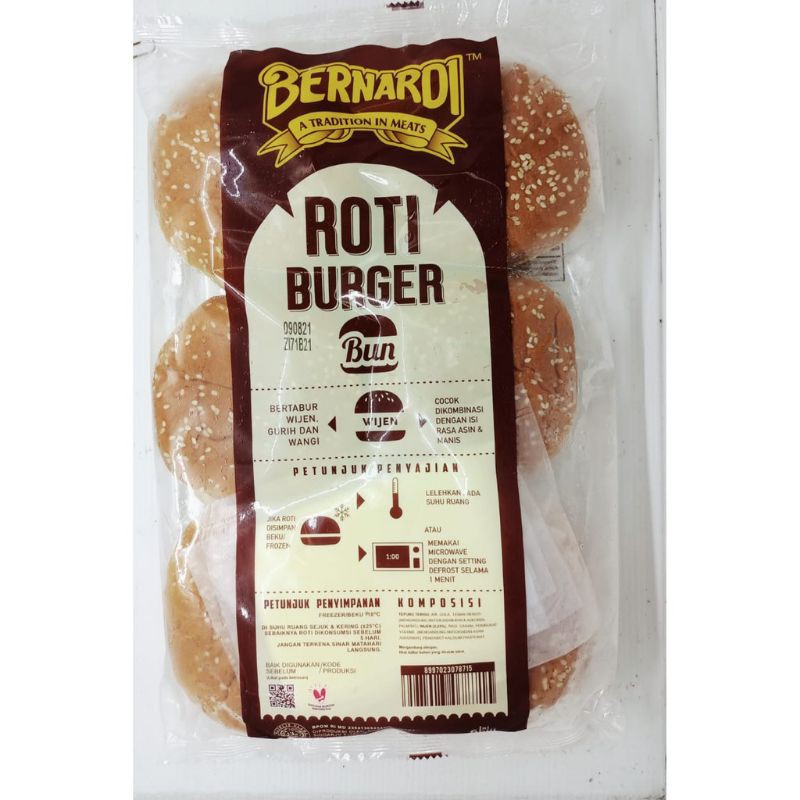 

Bernardi Roti Burger Wijen Isi 6