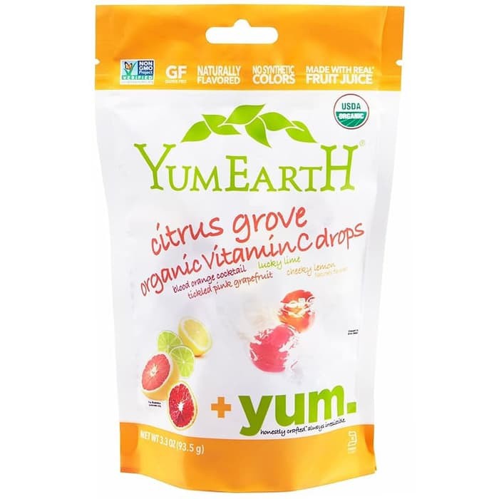 

YumEarth Organic Vitamin C Drops Citrus Grove 93.5 g / Permen Organik