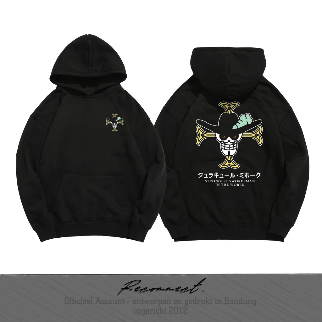 Reconnect Sweater Pullover Hoodie Anime One Piece Mihawk