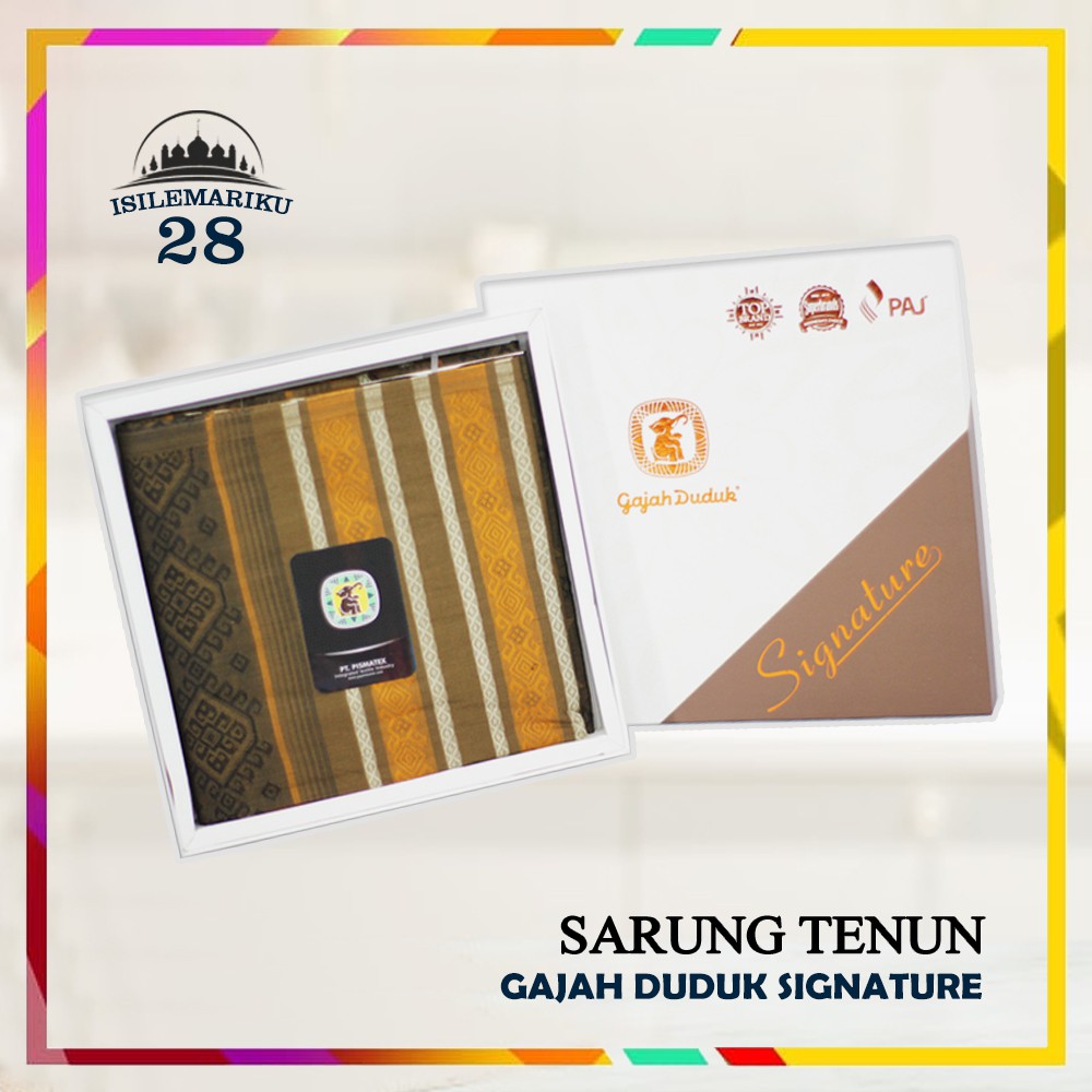 Jual Sarung Gajah Duduk Signature | Shopee Indonesia