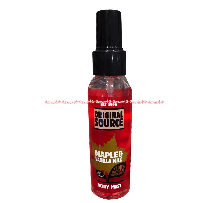 Original Source Body Mist Parfum 100ml Vanilla Raspberry Mango Coconut Maple Vanilla Mix OS Originalsource