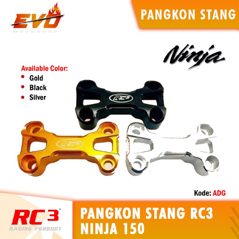 PAKOAN STANG NINJA R/RR RC3 GOLD SILVER HITAM