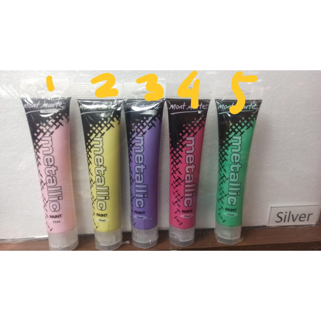 

Metallic Acrylic 75ml Mont Marte Cat Akrilik