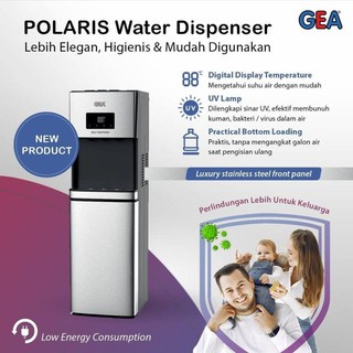 GEA Dispenser POLARIS [Galon Bawah] (Luar Kota)