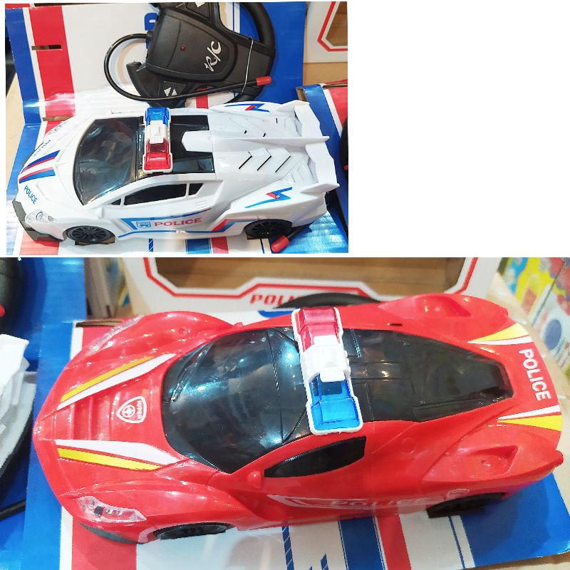 Mainan Rc Mobil Mobilan Remote Control Lamborghini Senven Police Car 3D