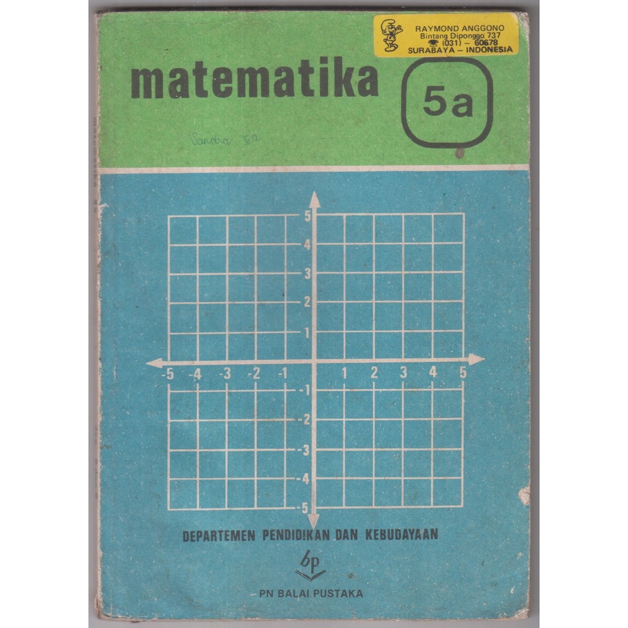 BUKU PELAJARAN JADUL MATEMATIKA 5A