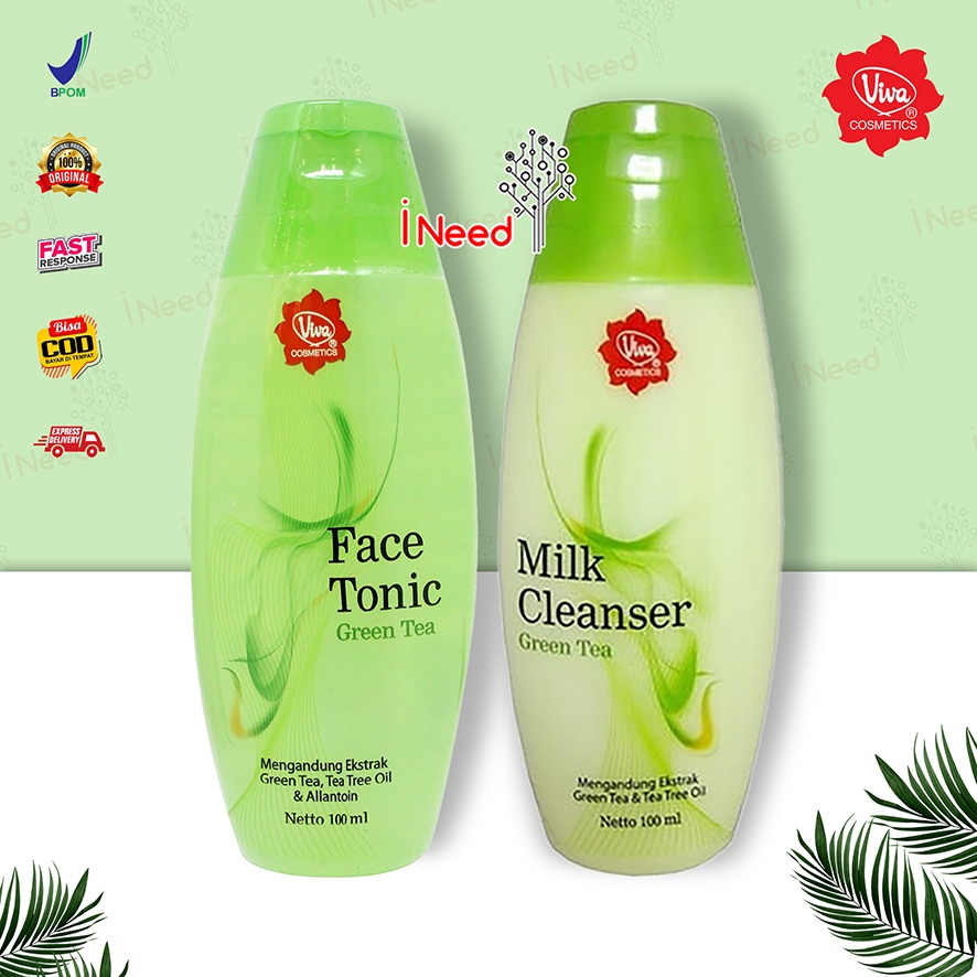 (INEED) BPOM Viva Milk Cleanser Green Tea