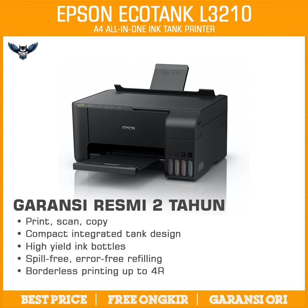 Printer EPSON L3210 (Print Scan Copy + Ink Tank)