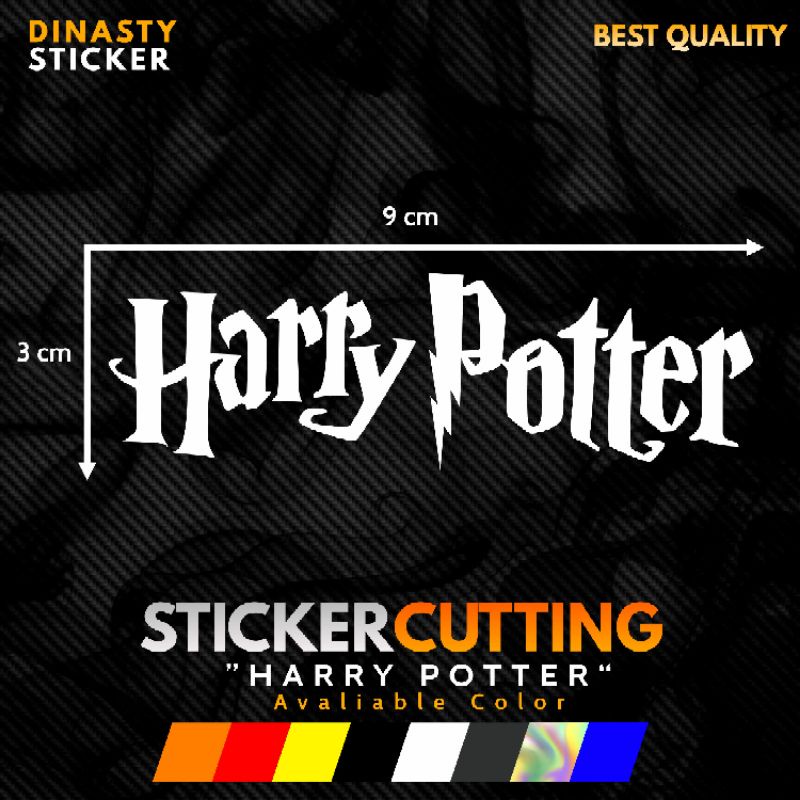 

STICKER STIKER CUTTING HARRY POTTER LOGO