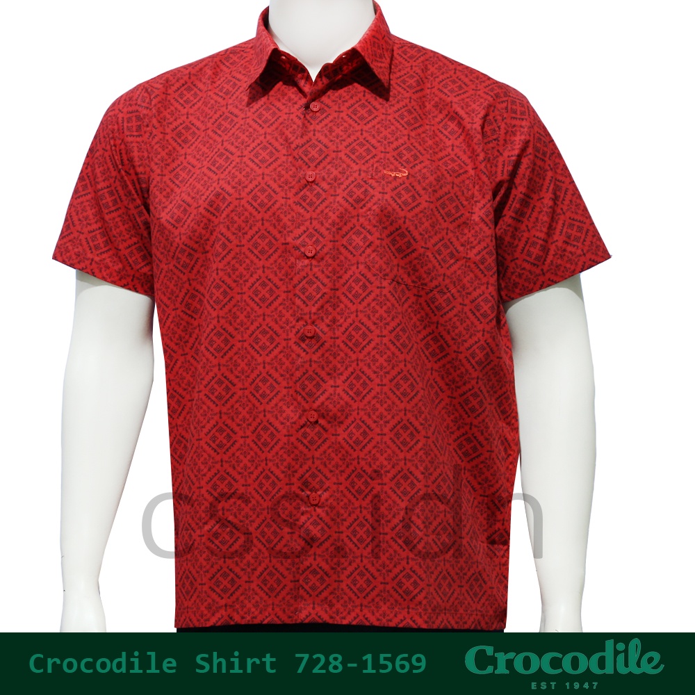 Kemeja Pria Lengan Pendek Crocodile 728-1569