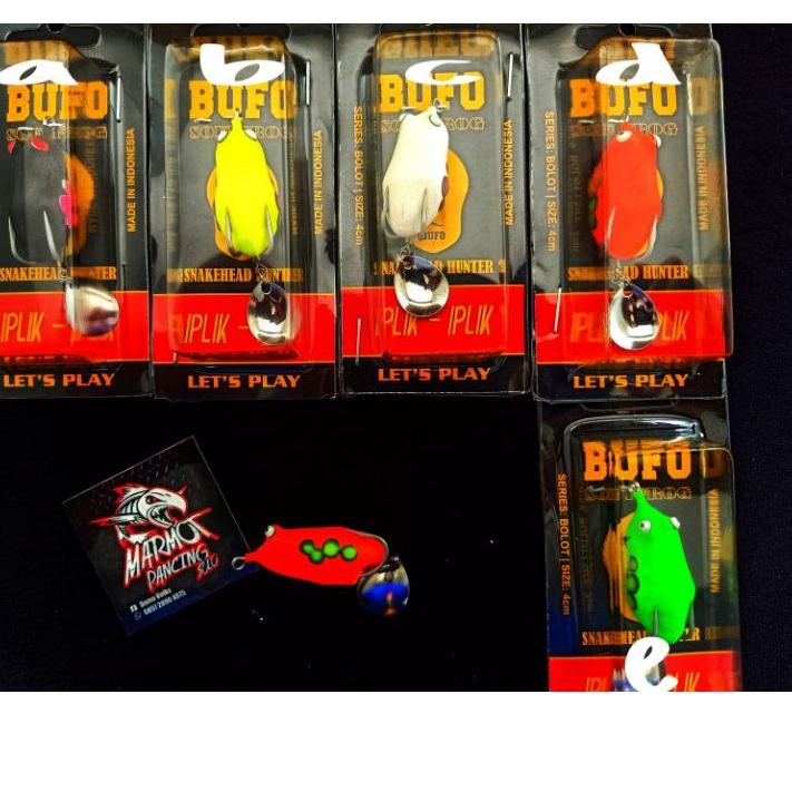 Kekinian LURE SOFT FROG BUFO SOFTFROG UMPAN GABUS TOMAN