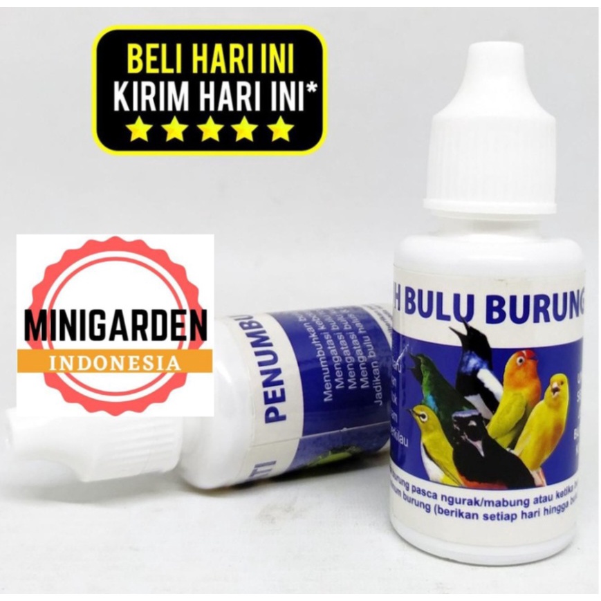 OBAT PENUMBUH BULU BURUNG  mengatasi burung mabung bulu kusam botak vitamin bulu burung halus kilap