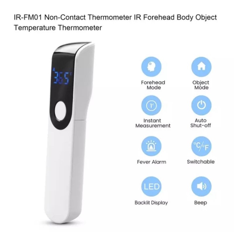 GARANSI Termometer Infrared Medical Cek Suhu Akurat Bersertifikat Y222