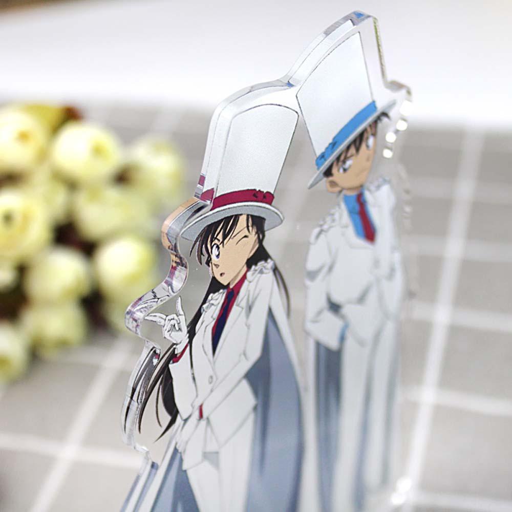 Lanfy Detektif Conan Dua Sisi Fashion Fans Hadiah Dekorasi Mainan Koleksi Model Action Figure Kiddo Hattori Conan Heiji Furuya Figure Model Plat