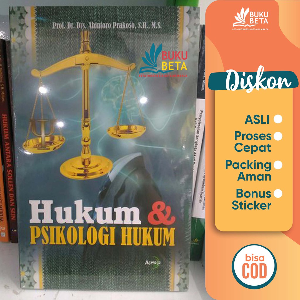 Jual Hukum & Psikologi Hukum - Abintoro Prakoso | Shopee Indonesia