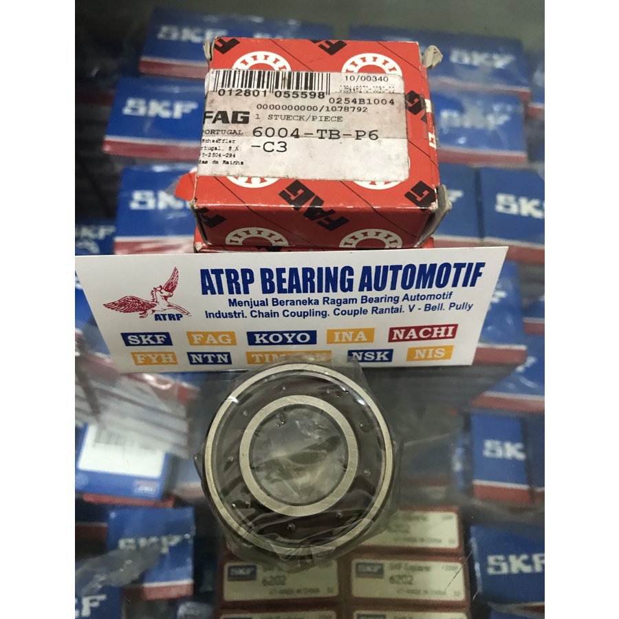 BALL BEARING 6004TBP63 6004 TBP63 FAG ORIGINAL 20X42X12 HIGH SPEED