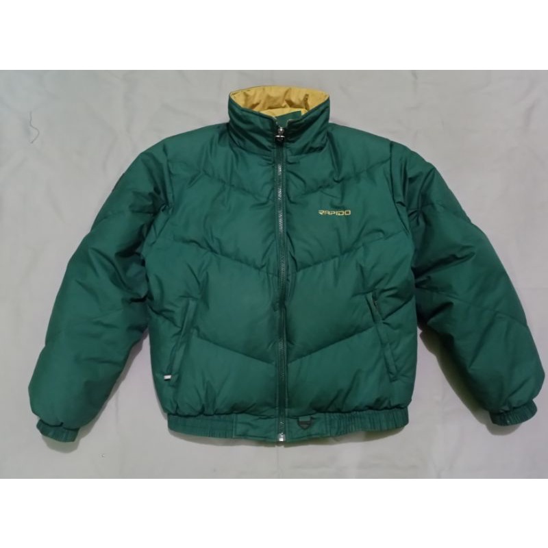 jaket second ori bulu angsa rapido vintage