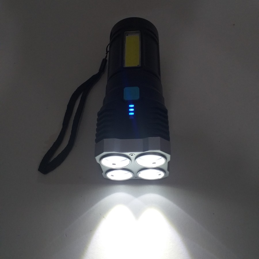 Senter Tangan Multifungsi COB Led MS-1223 Mode Terang Redup OKE TOP