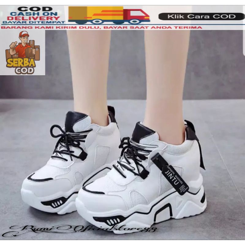 TmO - 8.8 Sale sepatu wanita sneakers fashion women Jintu Style Korean