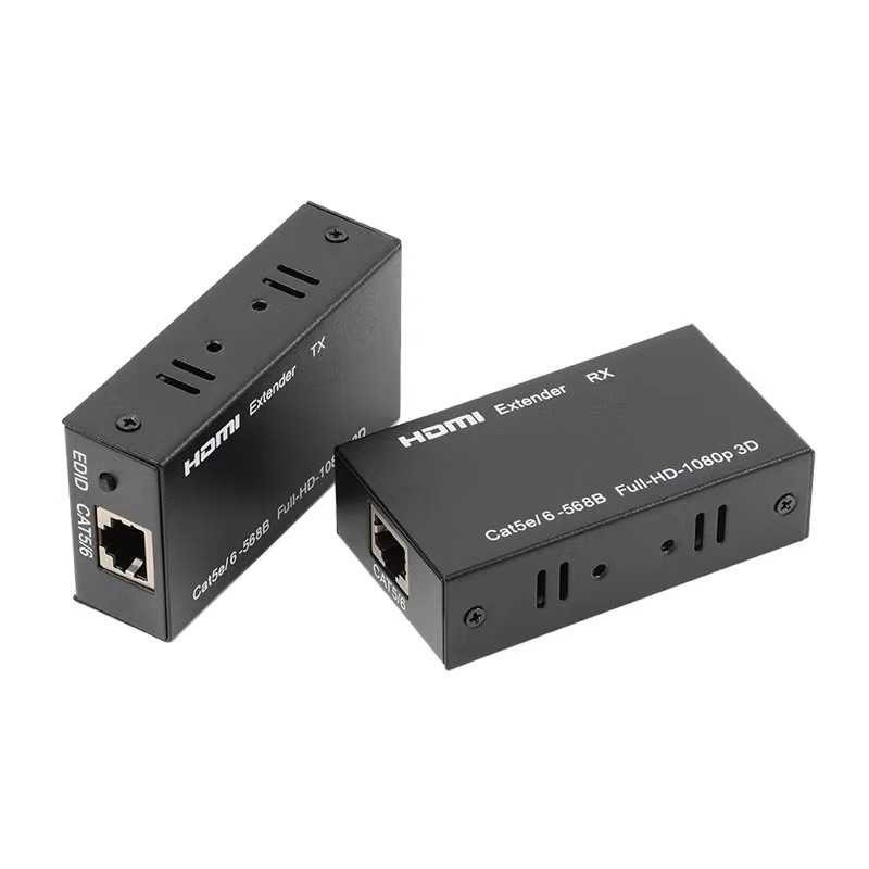 Adapter HDMI Over Ethernet Extender Cat56 1080P 60M