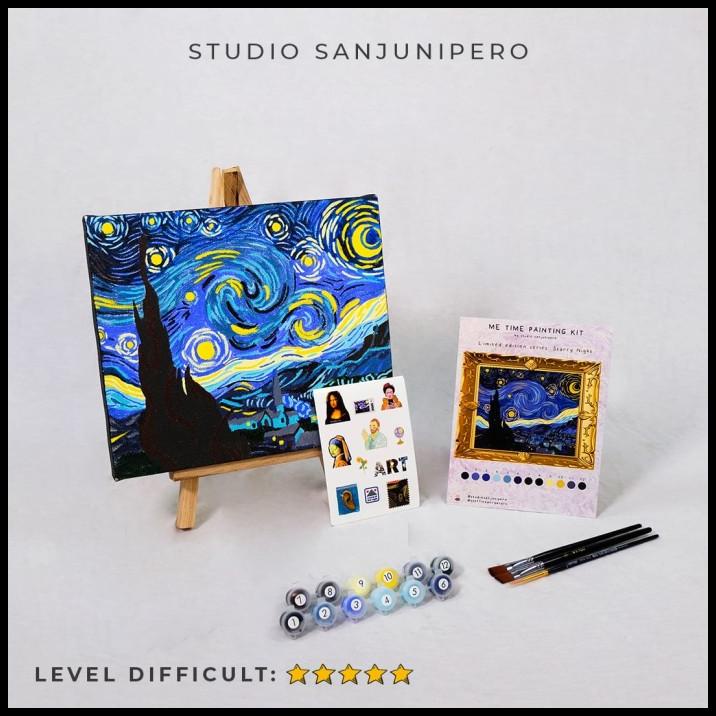 

Starry Night Paint By Number Kit Studio Sanjunipero / Limited Edition