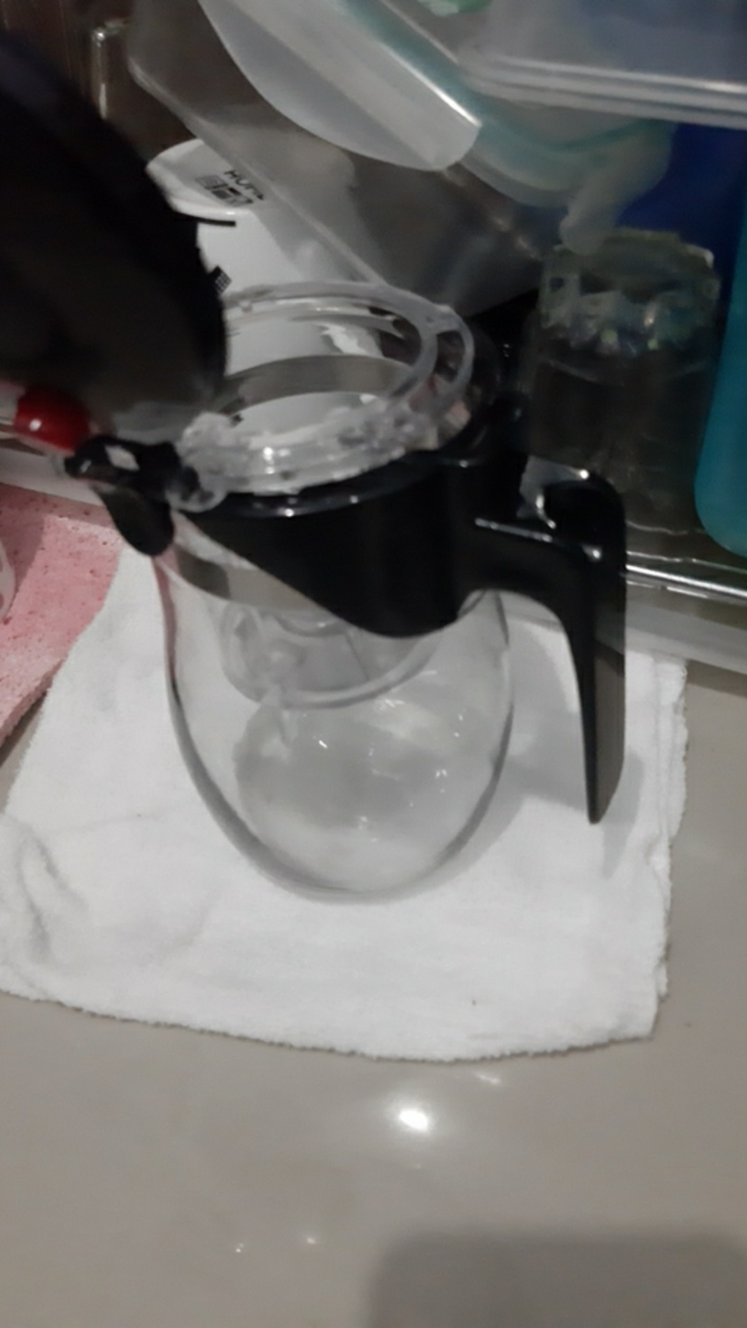 Teko Teh Dengan Saringan Tea Jug With Filter Tea Pot 500ml Kaca