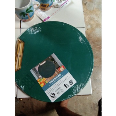 &lt; M.A &gt; Talenan Bulat Anti Jamur 2in1 ada Parutan Minimalis Telenan Cutting Board  Bisa Berdiri