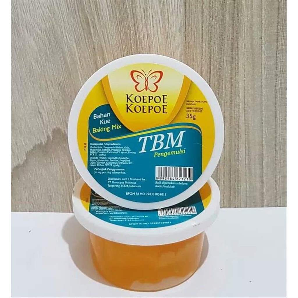 

TBM Emulsifier 35gr Cap Koepoe Koepoe