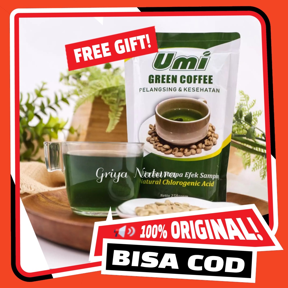 

Umi Green Coffee Original | Minuman Pelangsing Diet & Kesehatan - 250 gr PROMO COD GRATIS ONGKIR