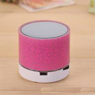 Speaker Mini Bluetooth Portabel Retak Lampu Led Music