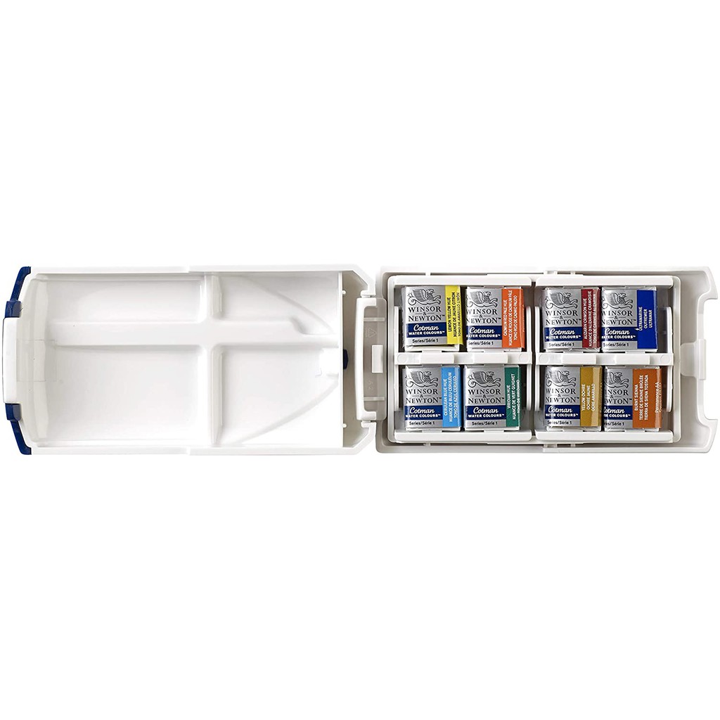 Winsor &amp; Newton - Cotman Watercolours Mini Plus 8 Half Pans