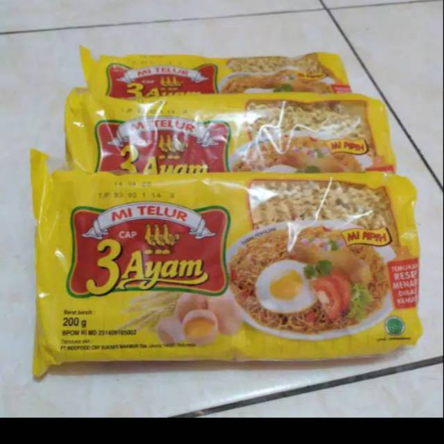 

Mie telor cap 3 ayam