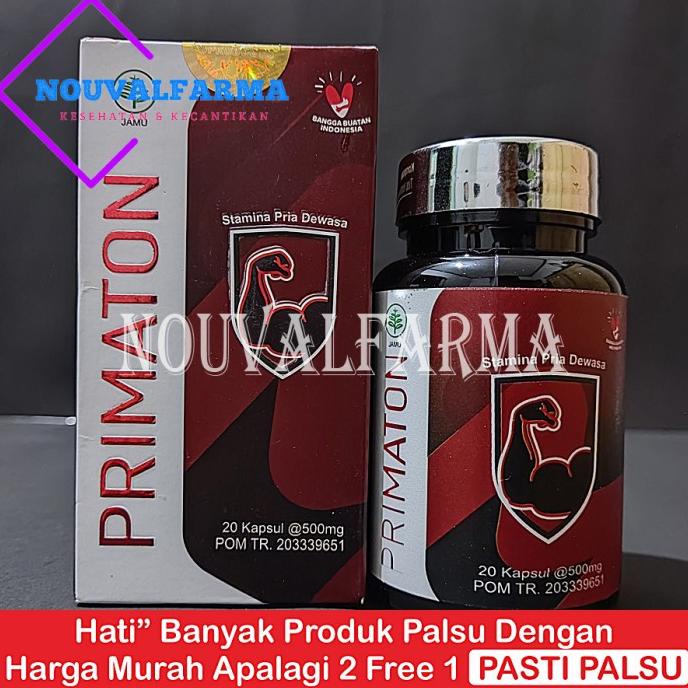 Primaton Asli Herbal Original Obat Pria Dewasa Resmi BPOM