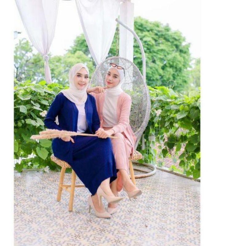SET CARDIGAN SAKU STELAN PREMIUN