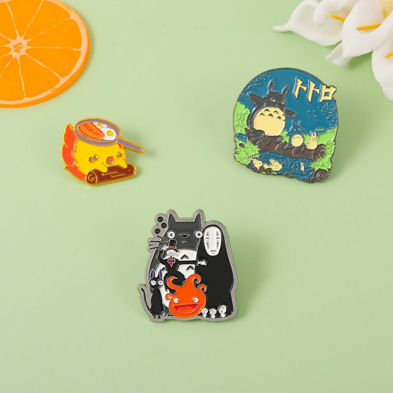 Bros Pin Enamel Desain Kartun Anime Protagonist 3 Gaya Untuk Hadiah