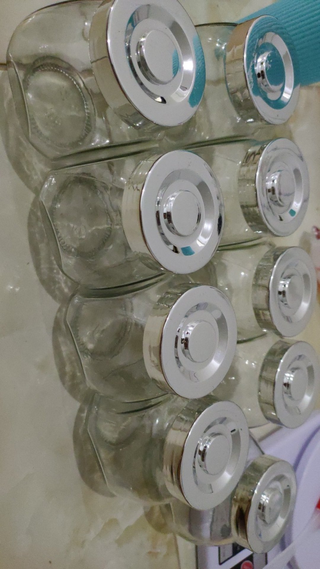 Toples Bumbu Dapur Kaca 150ml Penyimpanan Utk Sambal, Rempah, Makanan, Selai, Kopi