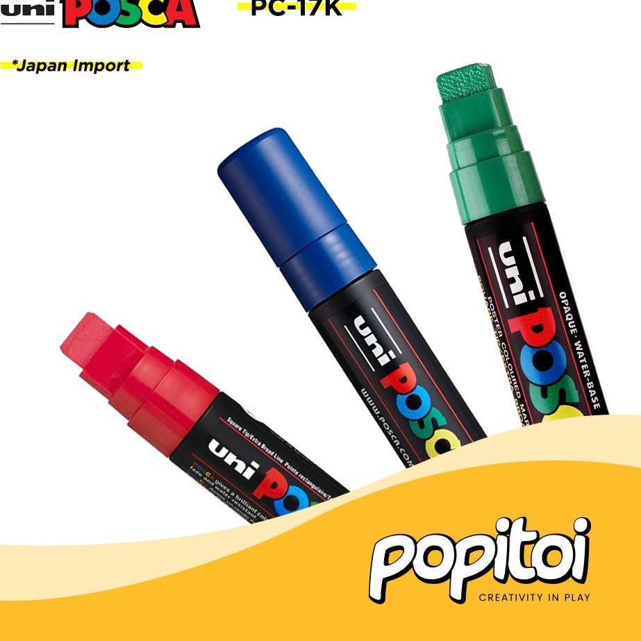 

4.4 STOK READY UNI POSCA PC-17K 15mm Extra Broad Tip Water Based Pen ♣