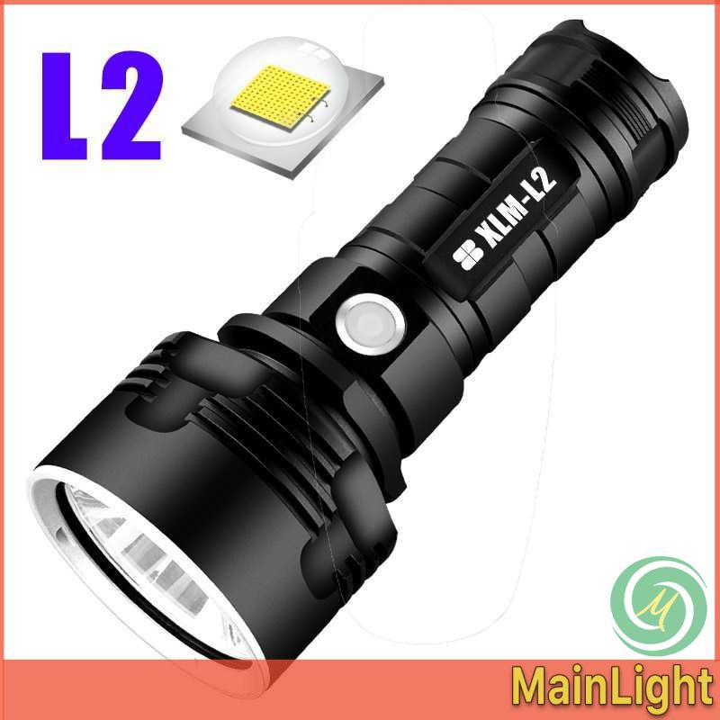 TaffLED Senter LED USB Rechargeable L2 XHP50 25W 1000 Lumens - XLML2