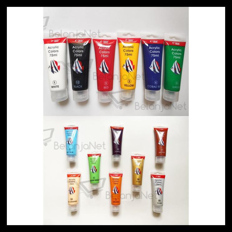

Termurah Titi Acrylic Colors 75 Ml / Titi Acrylic Colors / Cat Akrilik Titi - Merah